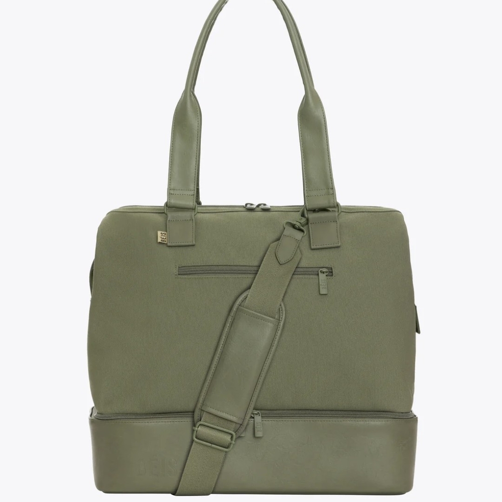 BEIS Mini Weekender In Olive
